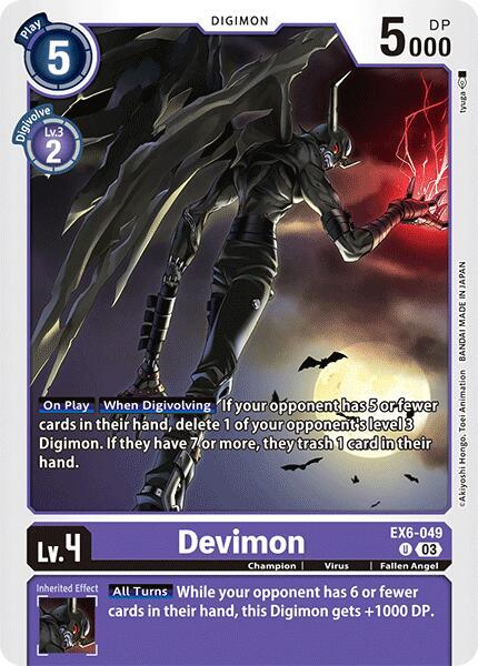 Devimon EX6-049 U (Infernal Ascension) 