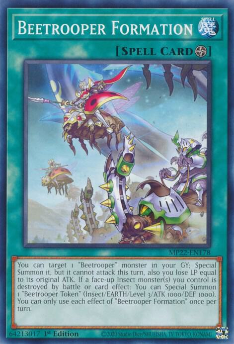 Beetrooper Formation MP22-EN178 (2022 Tin of the Pharaoh's Gods)  - 1st Edition