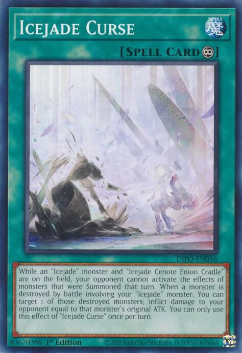 Icejade Curse DIFO-EN056 (Dimension Force)  - 1st Edition