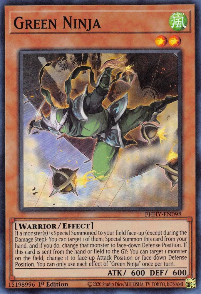 Green Ninja PHHY-EN098 (Photon Hypernova)  - 1st Edition