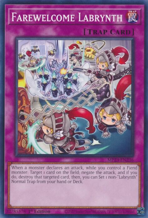 Farewelcome Labrynth MP23-EN236 (25th Anniversary Tin: Dueling Heroes Mega Pack)  - 1st Edition