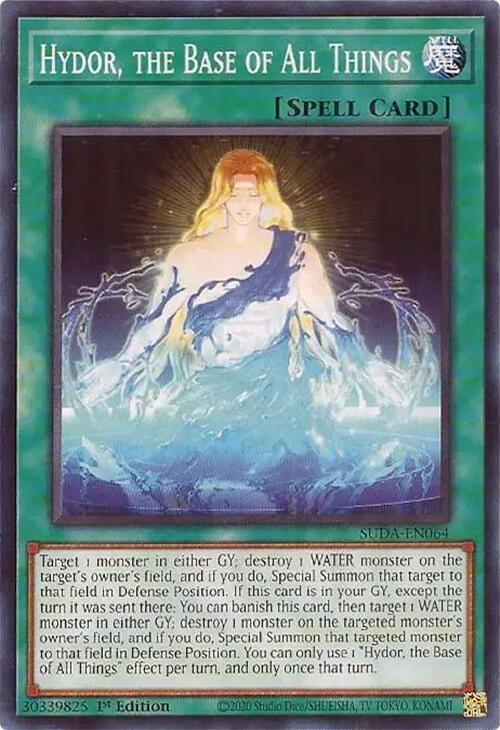 Hydor, the Base of All Things SUDA-EN064 (Supreme Darkness)  - 1st Edition