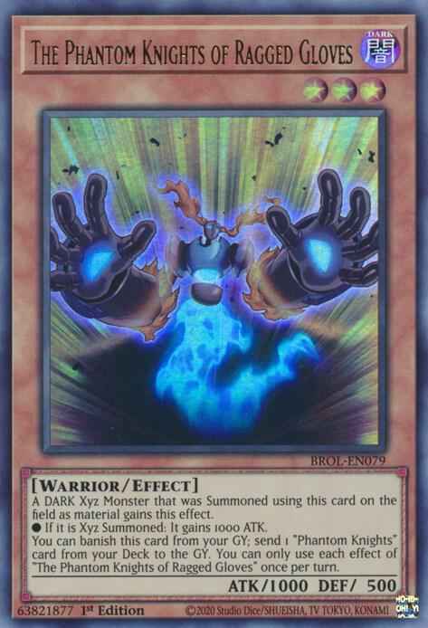 The Phantom Knights of Ragged Gloves BROL-EN079 (Brothers of Legend)  - 1st Edition