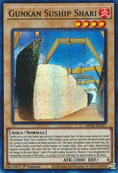 Gunkan Suship Shari MP22-EN127 (2022 Tin of the Pharaoh's Gods)  - 1st Edition