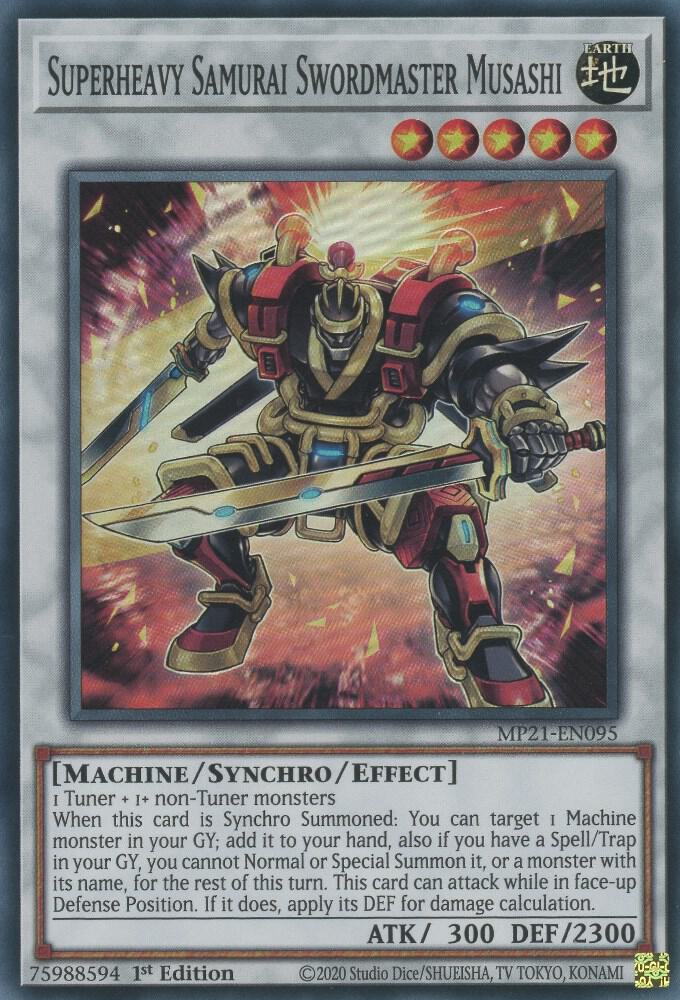 Superheavy Samurai Swordmaster Musashi MP21-EN095 (2021 Tin of Ancient Battles)  - 1st Edition