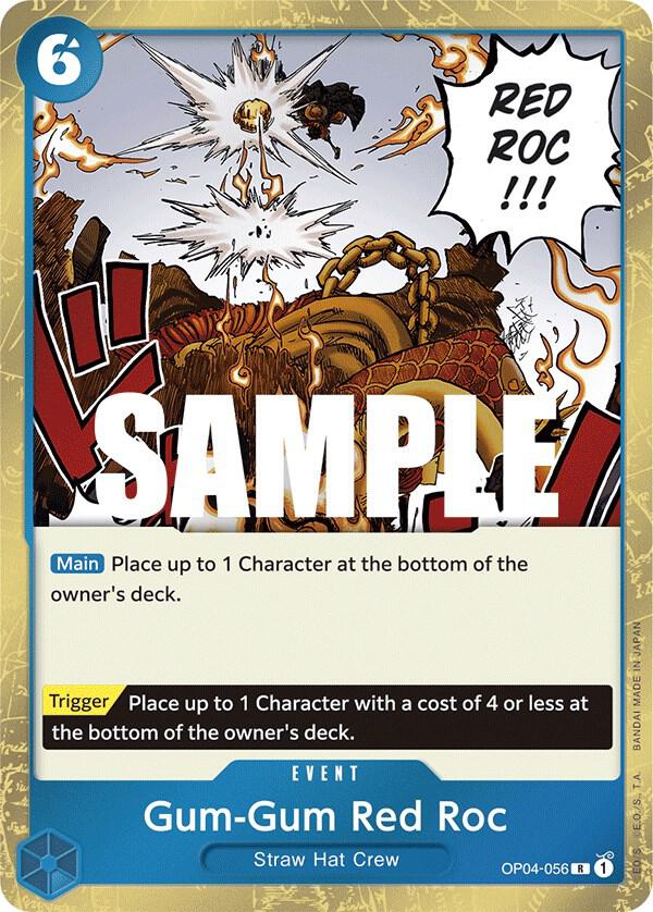 Gum-Gum Red Roc OP04-056 (Kingdoms of Intrigue)  - Foil