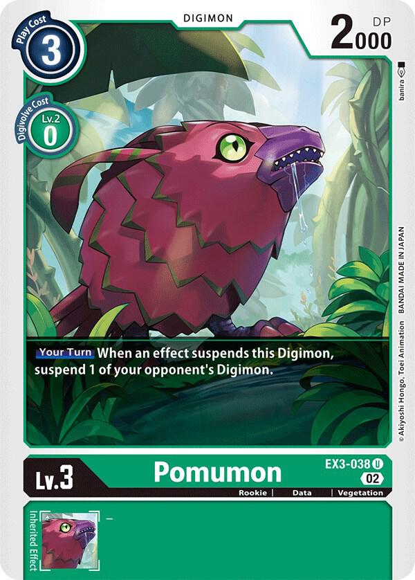 Pomumon EX3-038 U (Draconic Roar) 