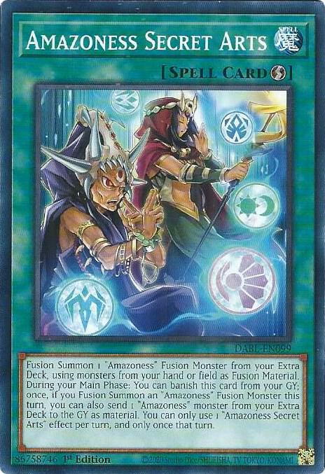 Amazoness Secret Arts DABL-EN099 (Darkwing Blast)  - 1st Edition