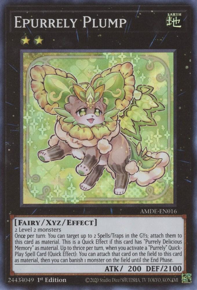 Epurrely Plump AMDE-EN016 (Amazing Defenders)  - 1st Edition