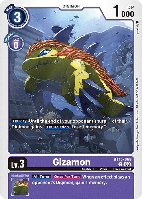 Gizamon BT15-068 C (Exceed Apocalypse) 