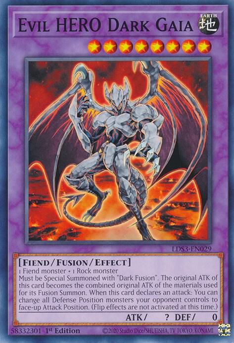 Evil HERO Dark Gaia LDS3-EN029 (Legendary Duelists: Season 3)  - 1st Edition