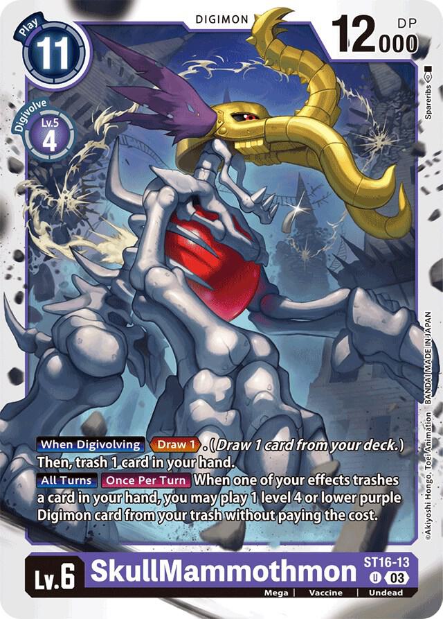 SkullMammothmon ST16-13 U (Starter Deck 16: Wolf of Friendship) 