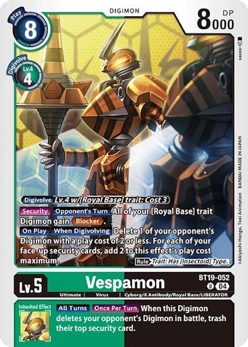 Vespamon BT19-052 U (Release Special Booster 2.0) 