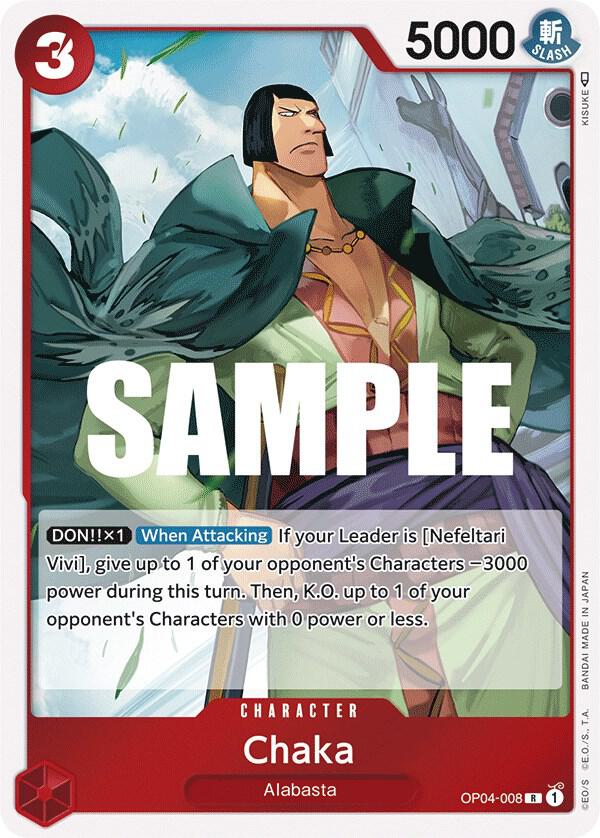 Chaka OP04-008 (Kingdoms of Intrigue)  - Foil