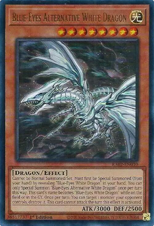 Blue Eyes Alternative White Dragon UR RA02-EN010 (25th Anniversary Rarity Collection II)  - 1st Edition
