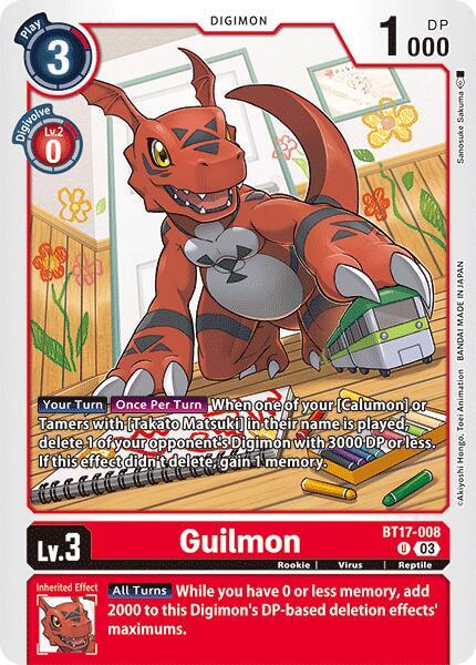 Guilmon BT17-008 U (Secret Crisis) 