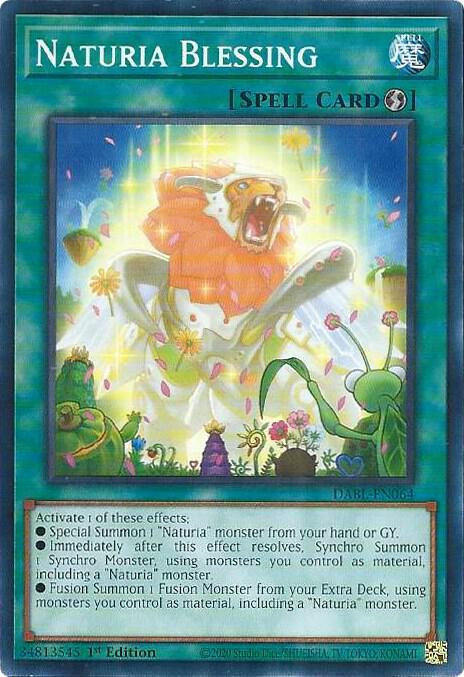 Naturia Blessing DABL-EN064 (Darkwing Blast)  - 1st Edition