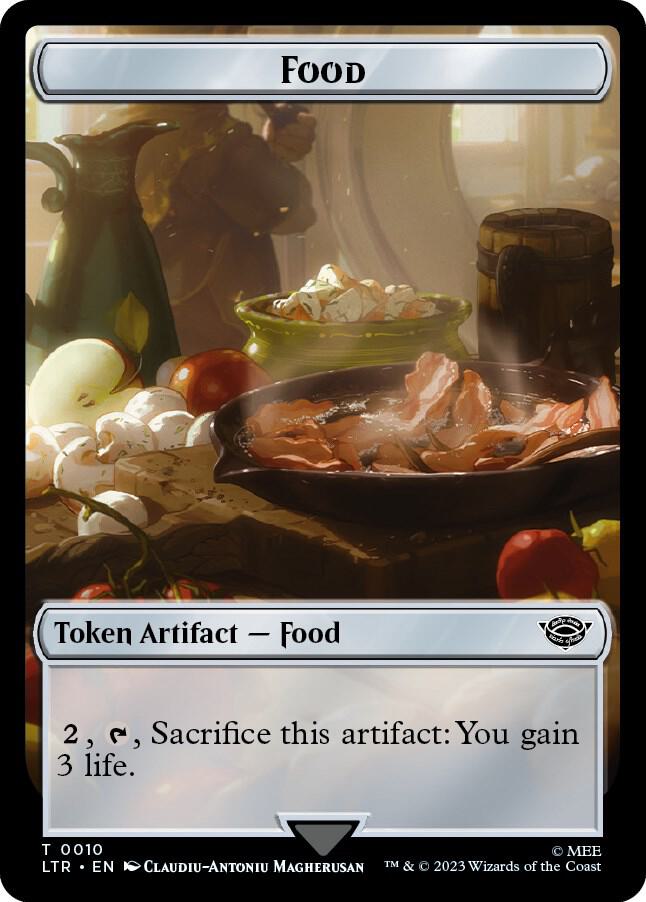 Food Token 0010 10 (Universes Beyond: The Lord of the Rings: Tales of Middle-earth) 