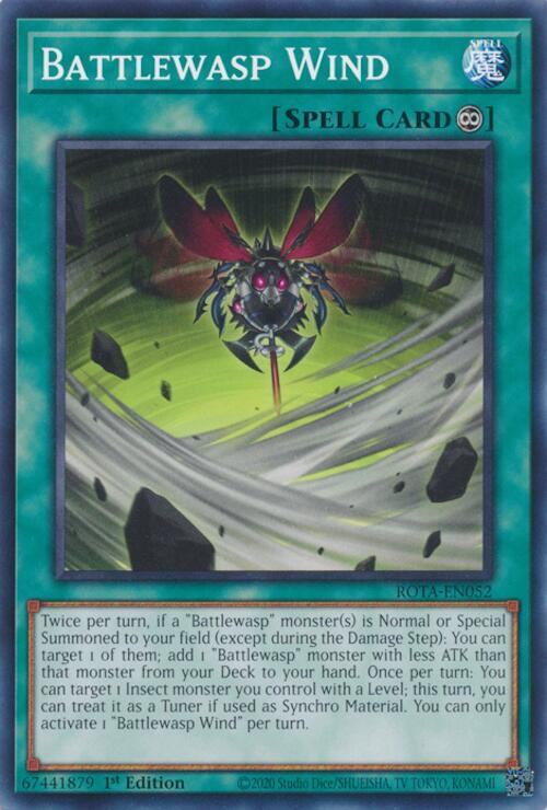 Battlewasp Wind ROTA-EN052 (Rage of the Abyss)  - 1st Edition