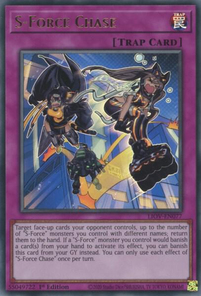 S-Force Chase LIOV-EN077 (Lightning Overdrive)  - 1st Edition