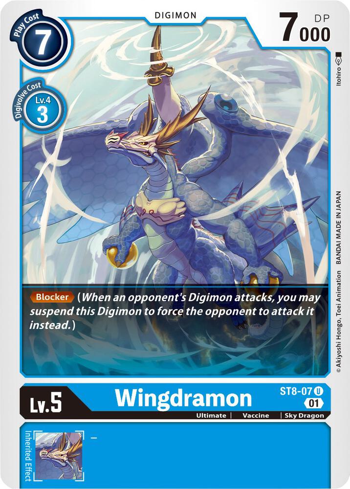 Wingdramon ST8-07 U (Starter Deck 08: Ulforce Veedramon) 