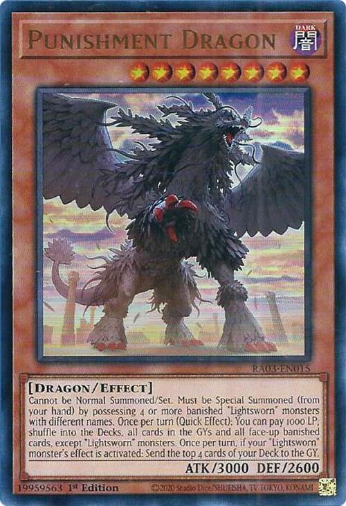 Punishment Dragon UR RA03-EN015 (Quarter Century Bonanza)  - 1st Edition
