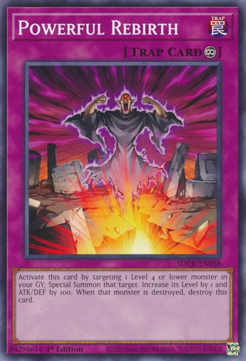 Powerful Rebirth SDCK-EN038 (Structure Deck: The Crimson King)  - 1st Edition