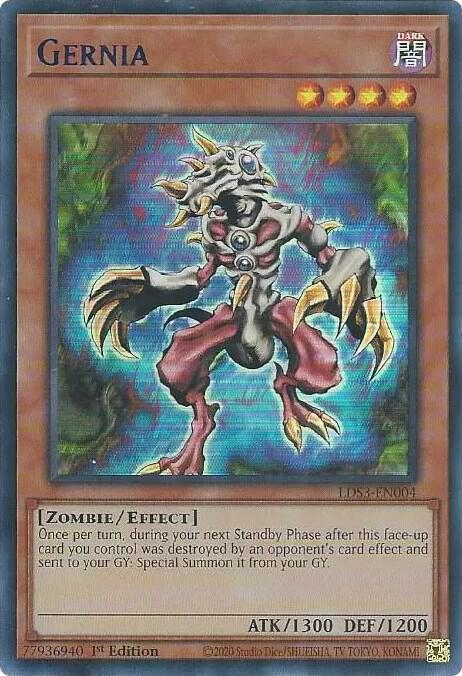 Gernia Blue LDS3-EN004 (Legendary Duelists: Season 3)  - 1st Edition