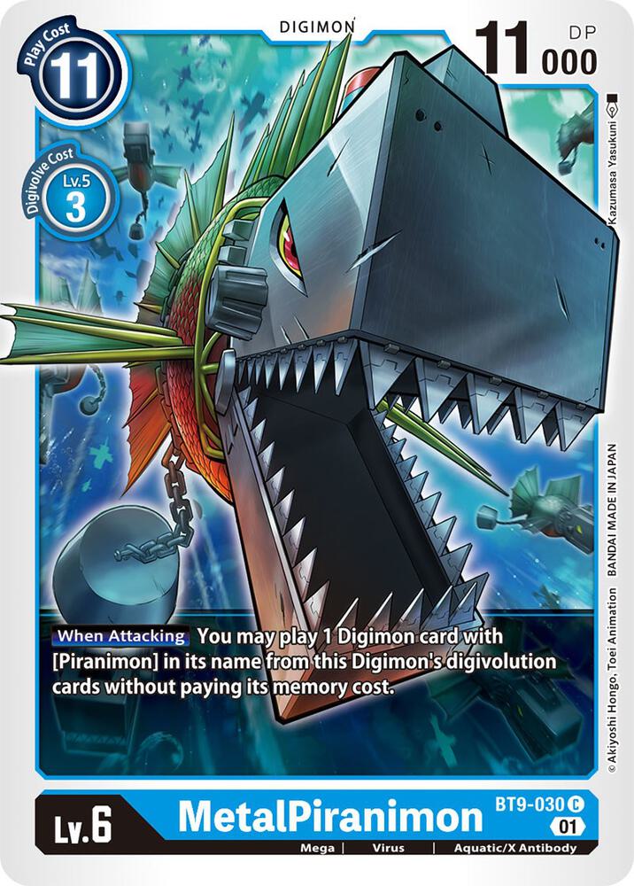MetalPiranimon BT9-030 C (X Record) 