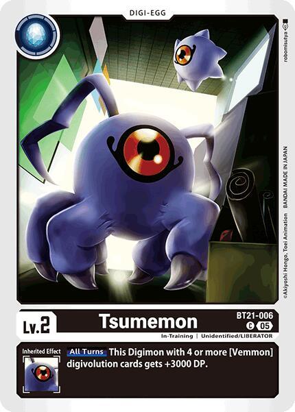 Tsumemon BT21-006 C (World Convergence) 