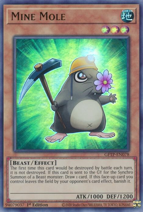 Mine Mole GFTP-EN078 (Ghosts From the Past)  - 1st Edition