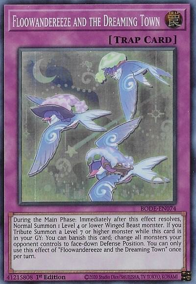 Floowandereeze and the Dreaming Town BODE-EN074 (Burst of Destiny)  - 1st Edition