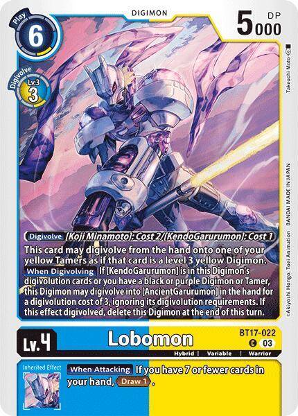 Lobomon BT17-022 C (Secret Crisis) 