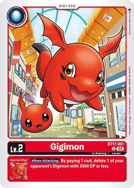Gigimon BT17-001 U (Secret Crisis) 