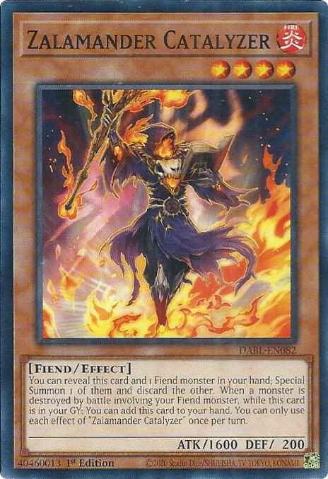 Zalamander Catalyzer DABL-EN082 (Darkwing Blast)  - 1st Edition