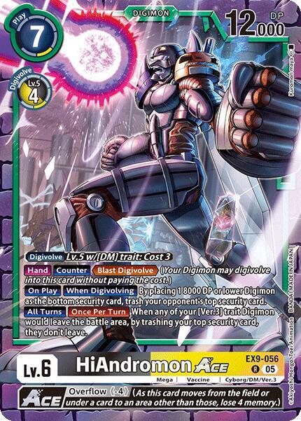 HiAndromon ACE EX9-056 R (Versus Monsters)  - Foil