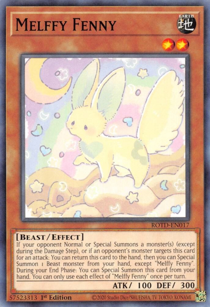 Melffy Fenny ROTD-EN017 (Rise of the Duelist)  - 1st Edition