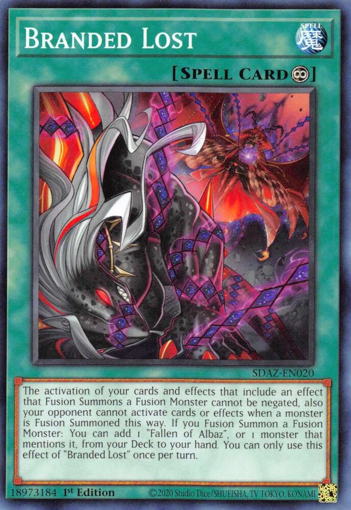 Branded Lost SDAZ-EN020 (Structure Deck: Albaz Strike)  - 1st Edition