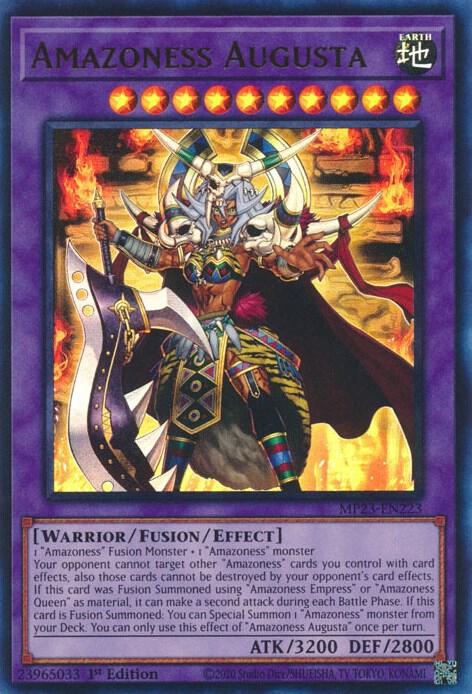Amazoness Augusta MP23-EN223 (25th Anniversary Tin: Dueling Heroes Mega Pack)  - 1st Edition