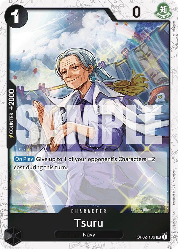 Tsuru OP02-106 (Premium Booster -The Best-)  - Jolly Roger Foil