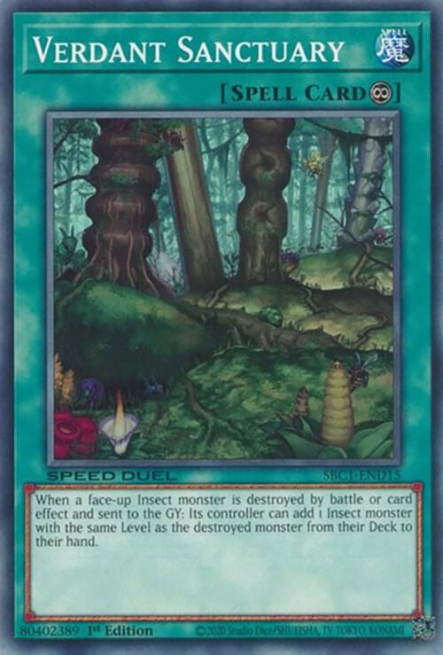 Verdant Sanctuary SBC1-END15 (Speed Duel: Streets of Battle City)  - 1st Edition