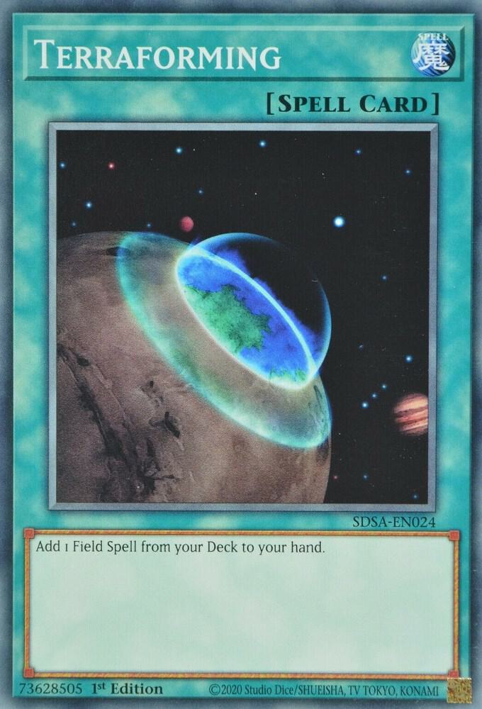 Terraforming SDSA-EN024 (Structure Deck: Sacred Beasts)  - 1st Edition