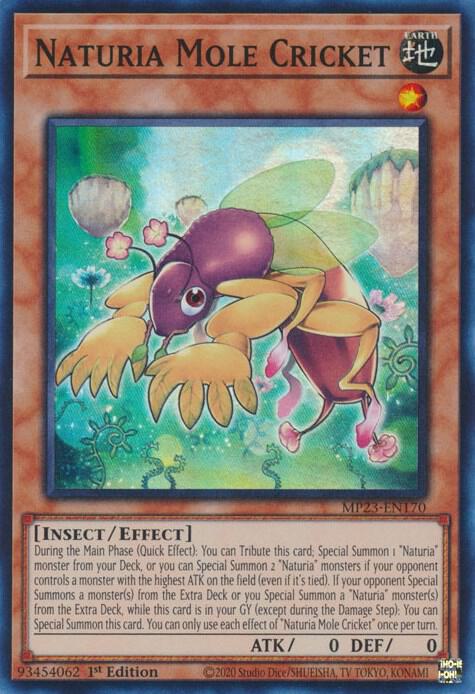 Naturia Mole Cricket MP23-EN170 (25th Anniversary Tin: Dueling Heroes Mega Pack)  - 1st Edition