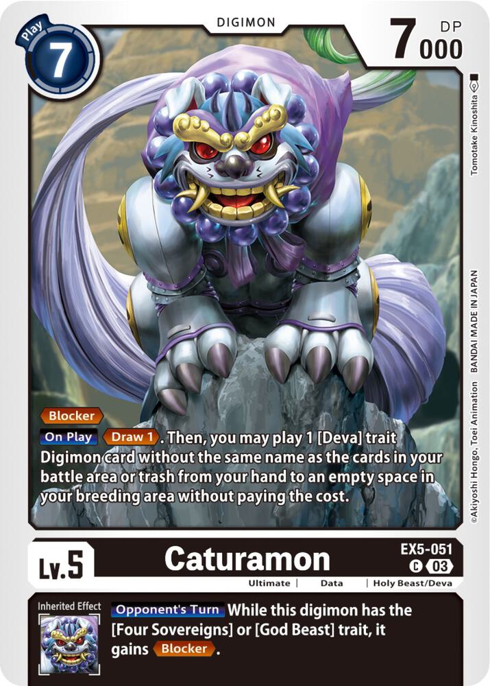 Caturamon EX5-051 C (Animal Colosseum) 