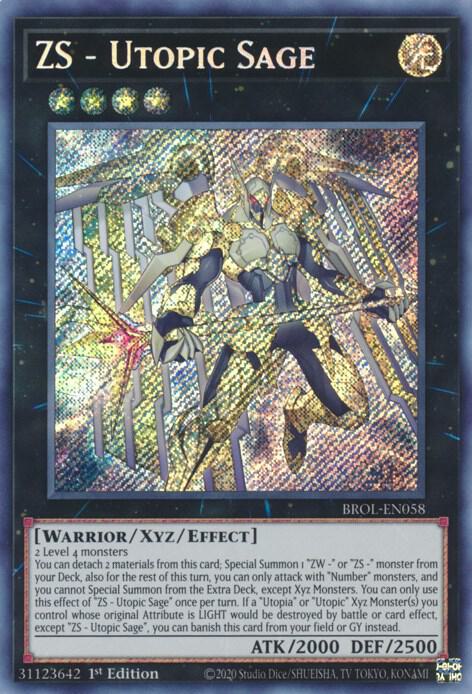 ZS - Utopic Sage BROL-EN058 (Brothers of Legend)  - 1st Edition