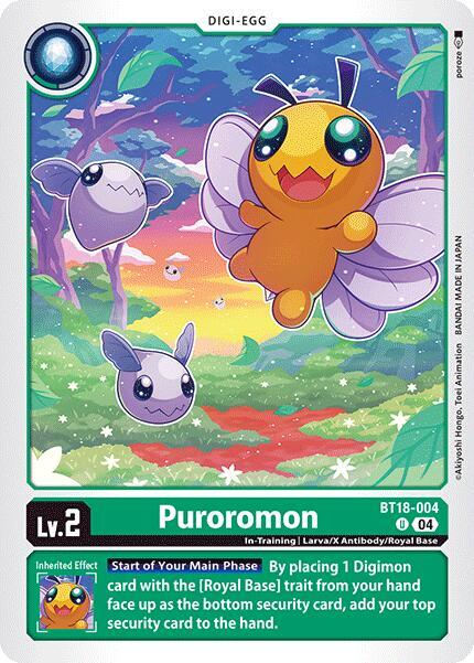 Puroromon BT18-004 U (Release Special Booster 2.0) 
