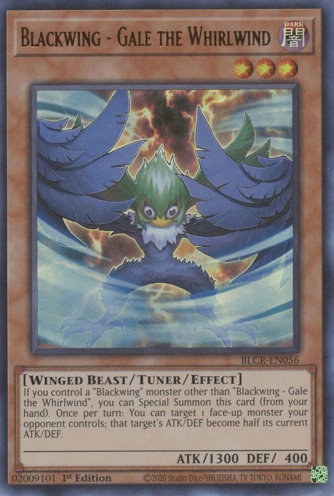 Blackwing - Gale the Whirlwind BLCR-EN056 (Battles of Legend: Crystal Revenge)  - 1st Edition