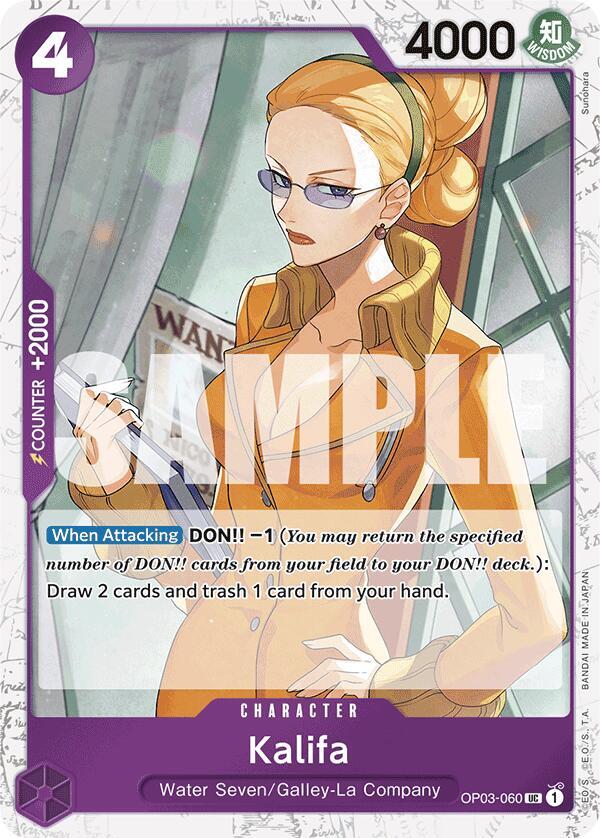 Kalifa OP03-060 (Premium Booster -The Best-)  - Jolly Roger Foil