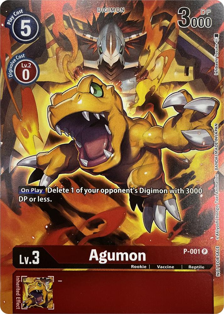 Agumon P 001 Tamers Evolution Box 2 P-001 P (Digimon Promotion Cards)  - Foil