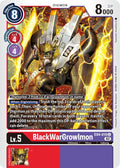 BlackWarGrowlmon EX4-010 U (Alternative Being Booster) 